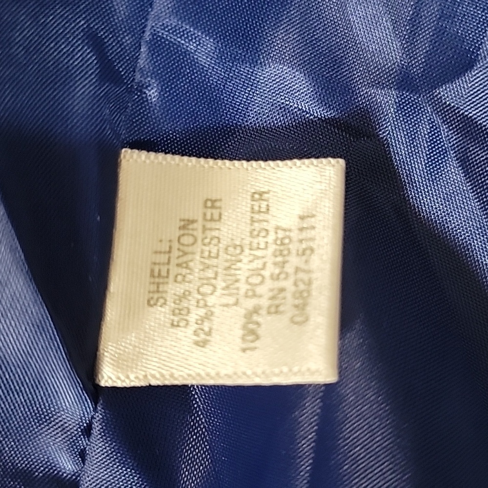 Women's C.J. Banks Blazer, Blue, Size X, Pre-Owned - Picture 7 of 9